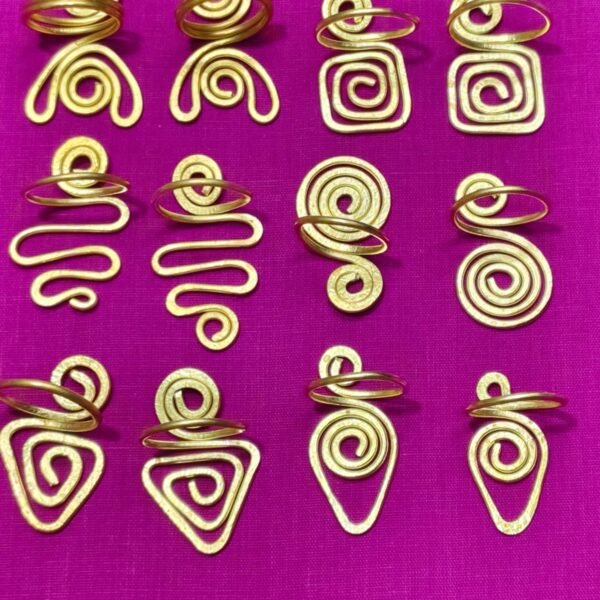 Handicraft Brass Finger Ring wholesale (12 Pieces)
