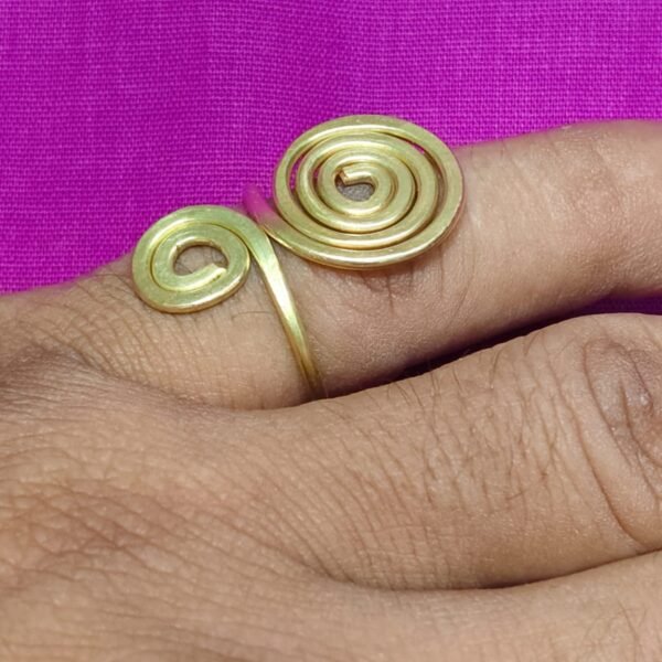 Handicraft Brass Finger Ring