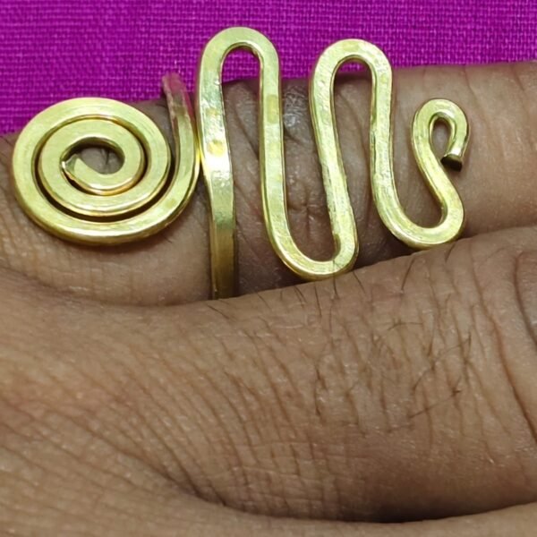 Handicraft Brass Finger Ring For Women