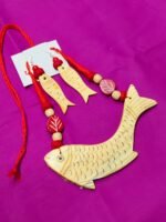 Wooden jewellery Set For girls Elegant Fish Design - Image 2