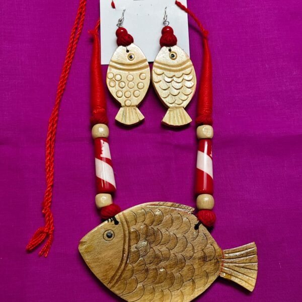 Wooden jewellery Earring Set