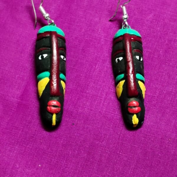Terracotta Earrings Set For Girls Flower design