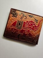 Leather Wallet – Royal Elephant Design - Image 4