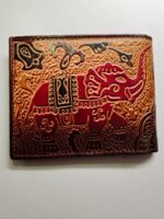 Leather Wallet – Royal Elephant Design