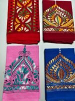 Cotton kantha Stitch Blouse Piece - Image 4