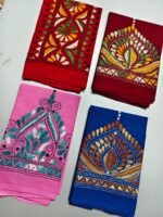 Cotton kantha Stitch Blouse Piece - Image 2