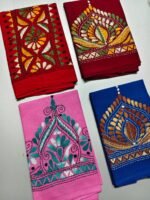 Cotton kantha Stitch Blouse Piece - Image 3