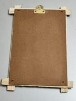 Rustic Wooden Wall Frame with Rabindranath Tagore Portrait - Image 4