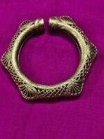 Handcrafted Tribal Dokra Brass Bracelet – Vintage Ethnic Design