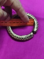 Handcrafted Dokra Brass Bracelet – Vintage Ethnic Design - Image 3
