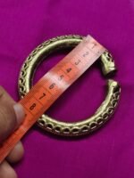 Handcrafted Dokra Brass Bracelet – Vintage Ethnic Design - Image 4