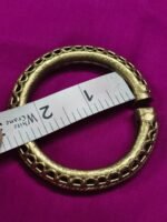 Handcrafted Dokra Brass Bracelet – Vintage Ethnic Design - Image 4