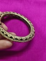 Handmade Dokra Bracelet – Vintage Ethnic Design - Image 4