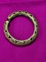 Handcrafted Tribal Dokra Brass Bracelet – Vintage Ethnic