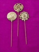 Handcrafted Dokra Brass Hair Pins – Tribal Art Collection Set of 3