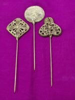 Dokra Brass Hair Pins –  Collection Set of 3