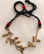 Handcrafted Dokra Bird-on-Branch Brass Necklace – Tribal Folk Jewelry