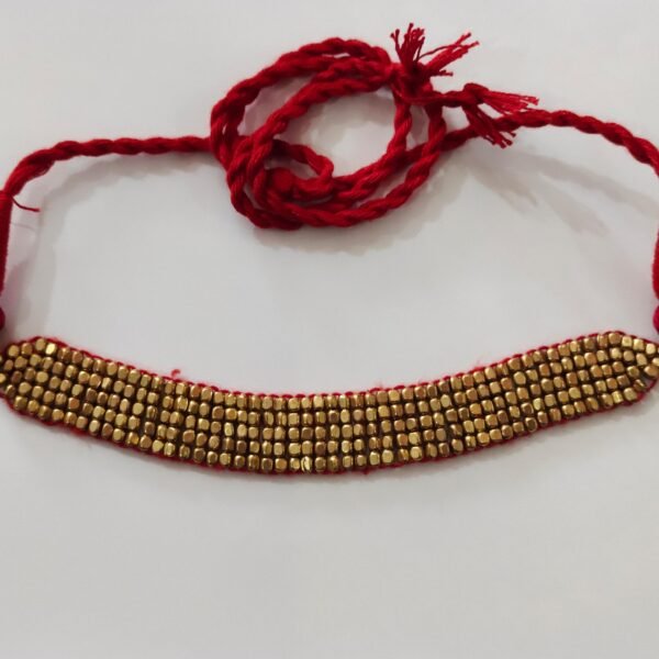 Handmade Dokra Spiral Pendant Necklace Set - Including Earrings
