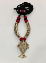 Traditional Dokra Fish Pendant Necklace – Handcrafted Brass Tribal Jewelry