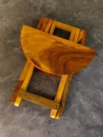 Handicraft Wooden Foldable Table for Living Room - Image 7