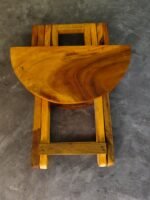Handicraft Wooden Foldable Table for Living Room - Image 10