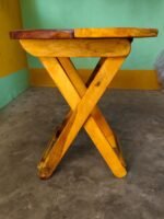 Handicraft Wooden Foldable Table for Living Room - Image 5