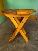 Handicraft Wooden Foldable Table for Living Room - Image 6