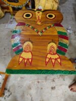 Handicraft Wooden Foldable Table for Living Room Bedroom - Image 3