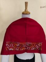 Premium Cotton Kantha Stitch Blouse Material Red