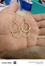 Base Metal Handicraft Earrings Round - Image 3