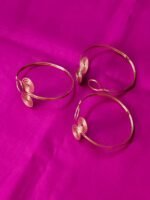 Handmade Copper Hand Bracelet For Girls (3pc) - Image 2