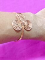 Handmade Copper Hand Bracelet For Women - Image 2