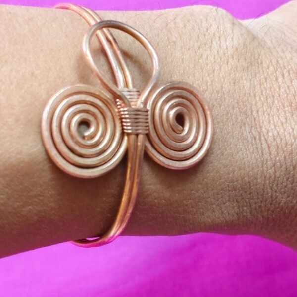 Handmade Copper Hand Bracelet For Women