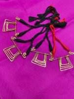 Handcrafted Brass Single Pendant Necklace 4pc - Image 4