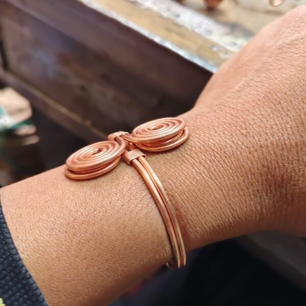 Handmade Pure Copper Hand Bracelet