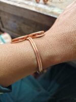 Handmade Pure Copper Hand Bracelet - Image 2