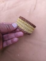 Handwoven Natural Grass Bracelet – Eco-Friendly Tribal Style