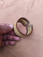 Handwoven Natural Grass Bracelet – Eco-Friendly Tribal Style - Image 2