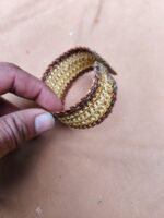 Handwoven Natural Grass Bracelet – Eco-Friendly Tribal Style - Image 4