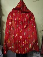Red Kantha Stitch Blouse Material – All Over Hand Embroidery