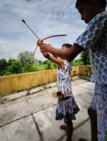 Handcrafted Bamboo Bow & Arrow Set for Kids - Image 6