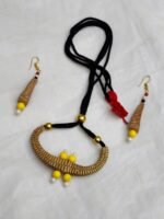 Palm Leaf Necklace Set - Eco-Friendly Jewelry - Image 3