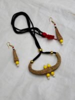 Palm Leaf Necklace Set - Eco-Friendly Jewelry - Image 4