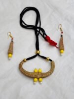 Palm Leaf Necklace Set - Eco-Friendly Jewelry