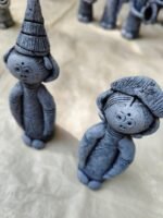 Handmade Clay Dolls – Tribal Style Terracotta Figurines (Set of 2) - Image 2