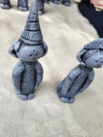 Handmade Clay Dolls – Tribal Style Terracotta Figurines (Set of 2) - Image 3