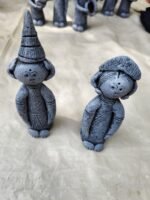 Handmade Clay Dolls – Tribal Style Terracotta Figurines (Set of 2) - Image 4