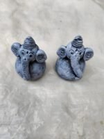 Handmade Elephant Design – Tribal Style Terracotta Figurines (Set of 2)