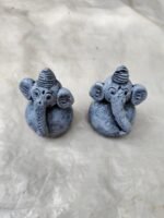 Handmade Elephant Design – Tribal Style Terracotta Figurines (Set of 2) - Image 4