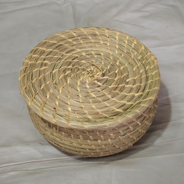 Handmade Grass Hotpot Model – Multipurpose Basket 1pc